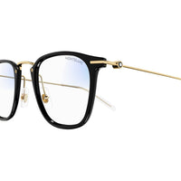 MB0295S Black injection Sunglasses - Shiny Solid Black & Light Gold