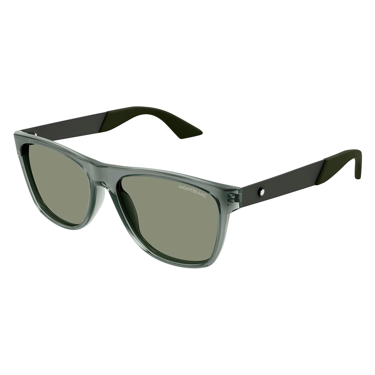 MB0298S Grey recycled acetate Sunglasses - Shiny Transparent Grey