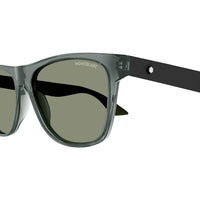 MB0298S Grey recycled acetate Sunglasses - Shiny Transparent Grey