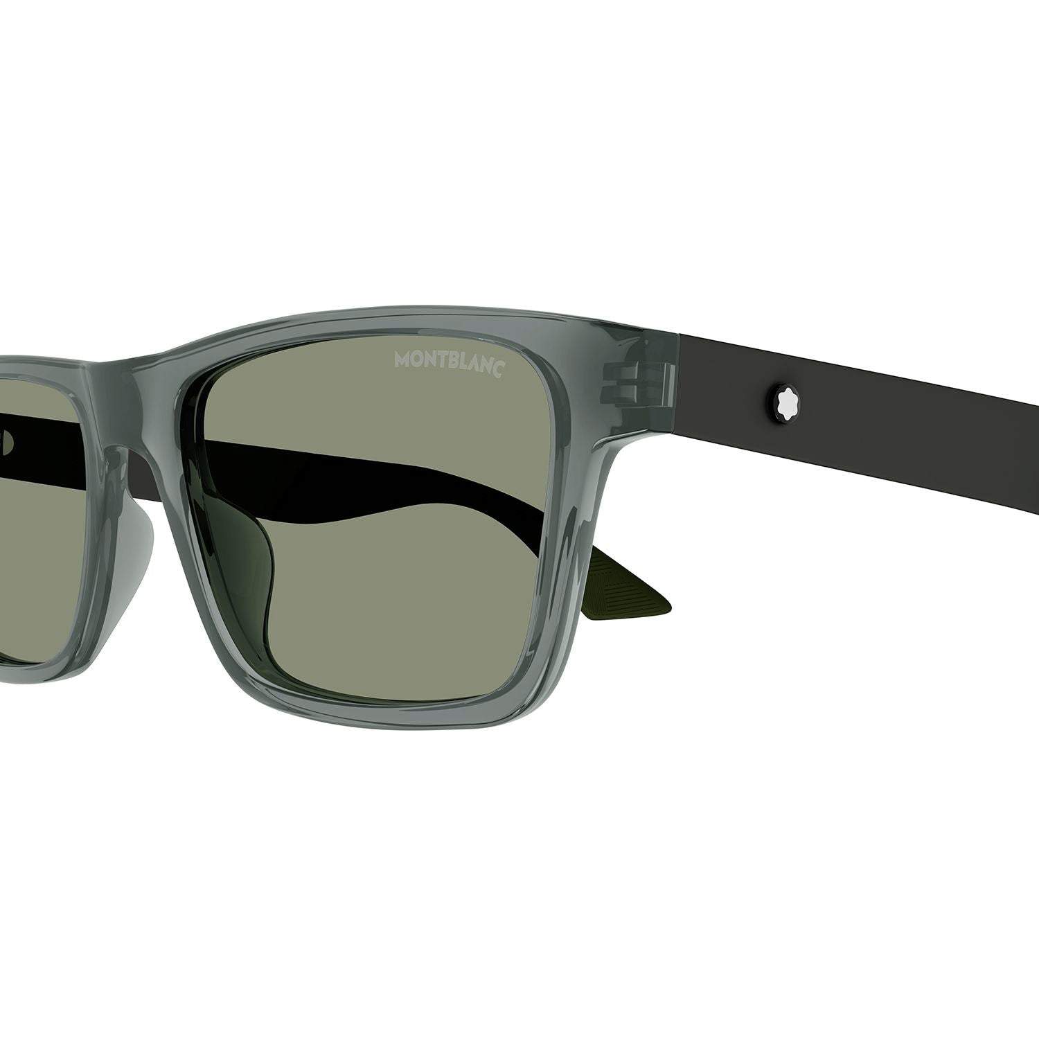 MB0299S Grey recycled acetate Sunglasses - Shiny Transparent Grey