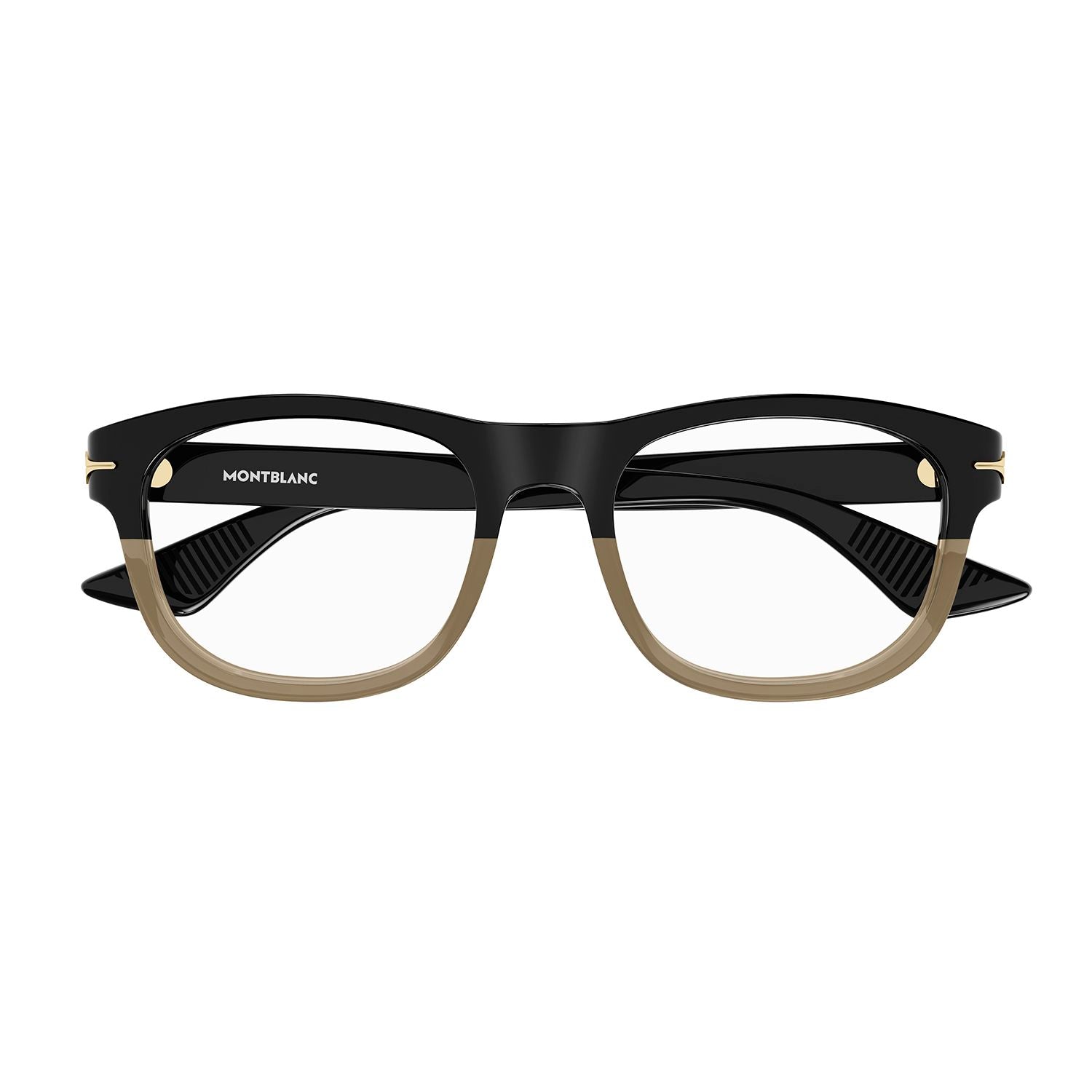 MB0306O Black recycled acetate Optical Frames - Shiny Solid Black