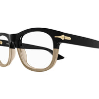 MB0306O Black recycled acetate Optical Frames - Shiny Solid Black