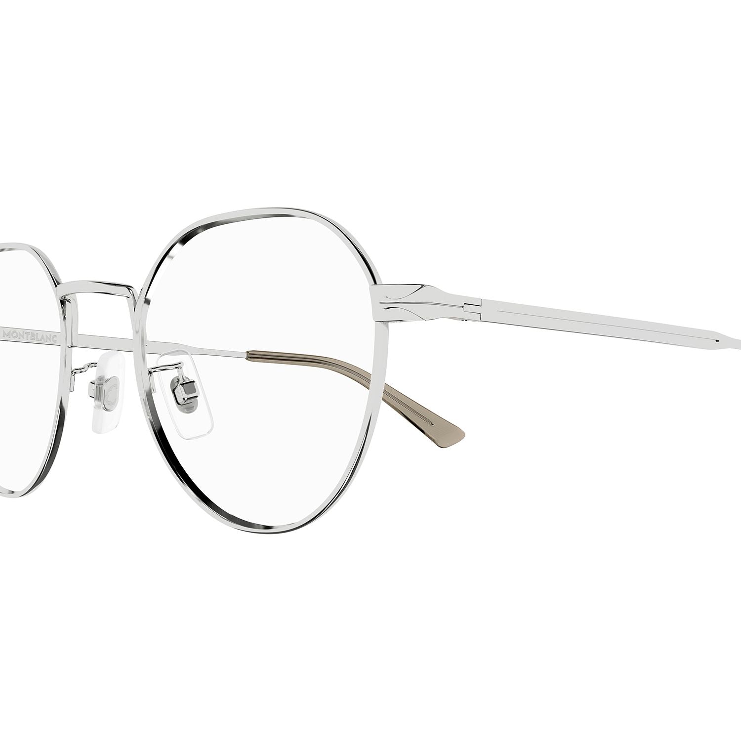 MB0310OA Silver metal Optical Frames - Shiny Silver