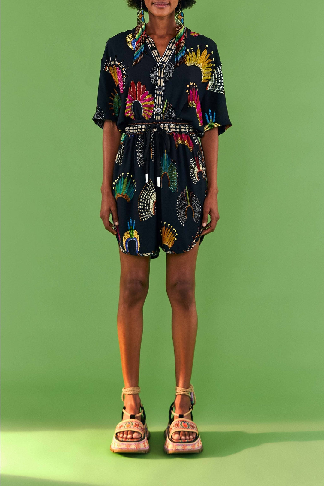 Blouse Wonderful Headdress - Multicolore