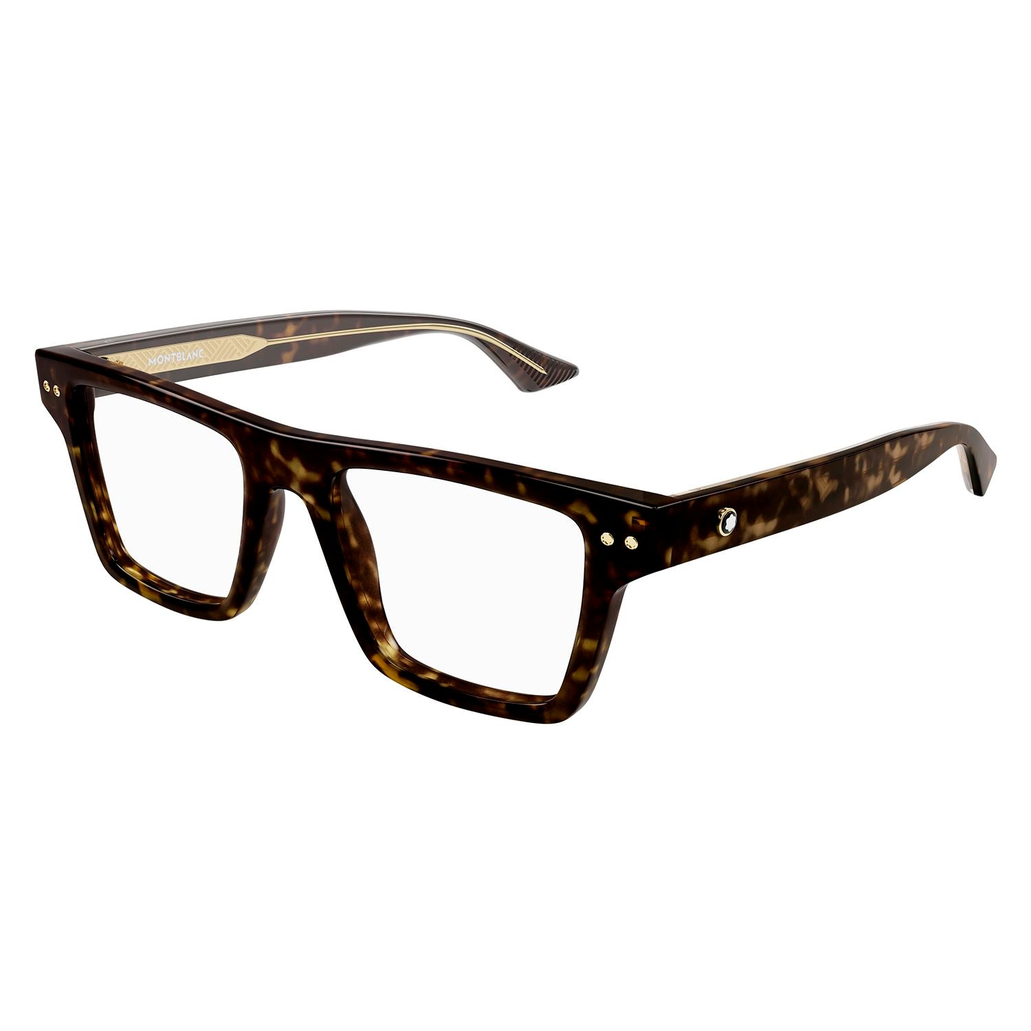 MB0288O Havana recycled acetate Optical Frames - Shiny Dark Havana