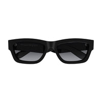 AM0419S Black recycled acetate Sunglasses - Shiny Solid Black