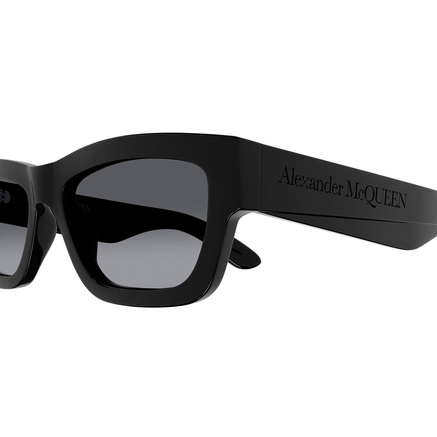 AM0419S Black recycled acetate Sunglasses - Shiny Solid Black