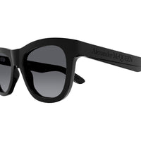 AM0421S Black recycled acetate Sunglasses - Shiny Solid Black