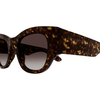 AM0420S Havana recycled acetate Sunglasses - Shiny Dark Havana