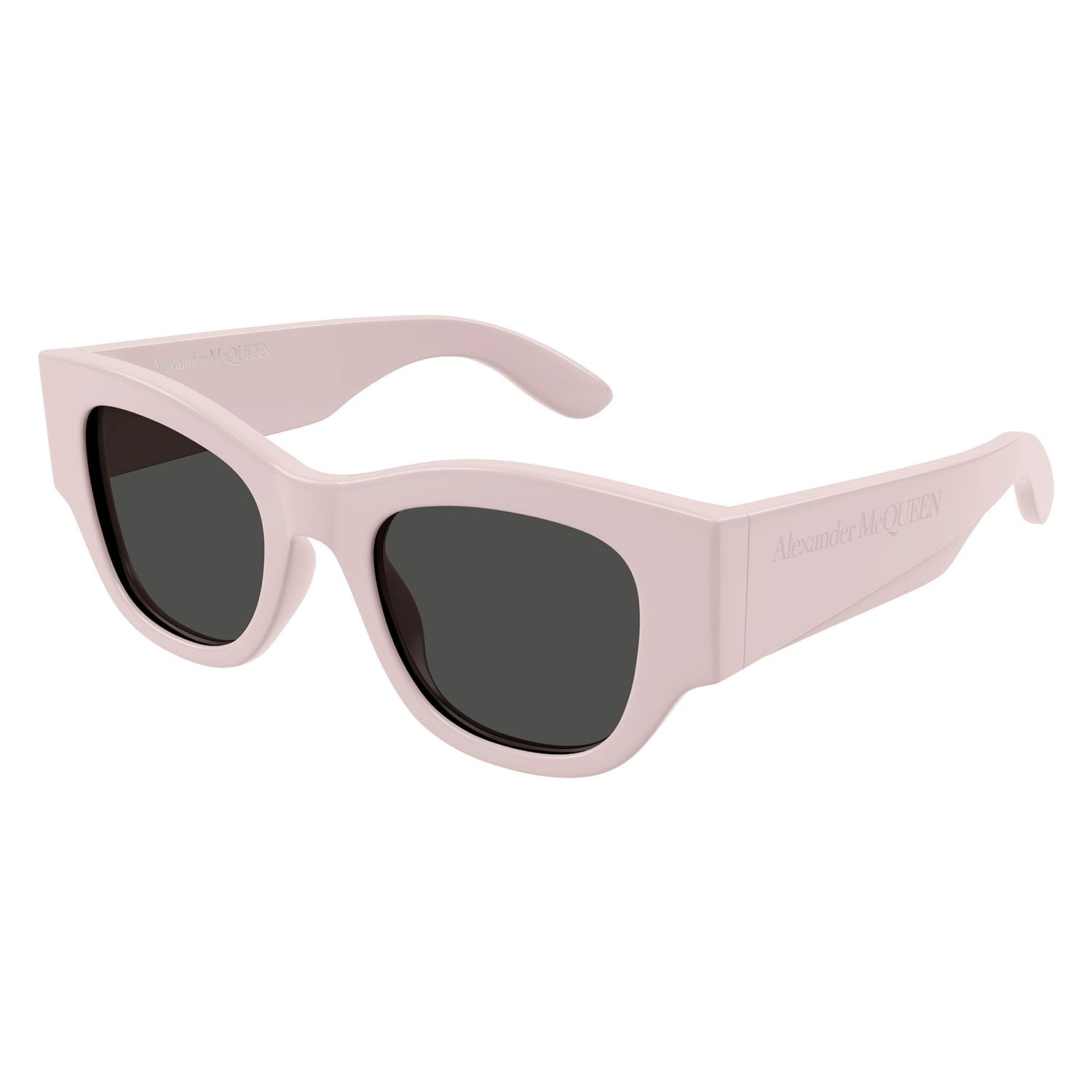 AM0420S Pink recycled acetate Sunglasses - Shiny Solid Pink