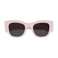 AM0420S Pink recycled acetate Sunglasses - Shiny Solid Pink