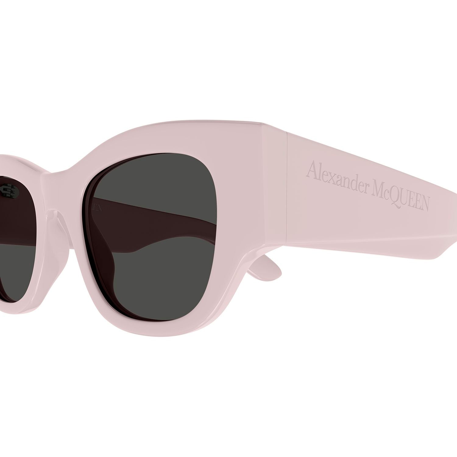 AM0420S Pink recycled acetate Sunglasses - Shiny Solid Pink