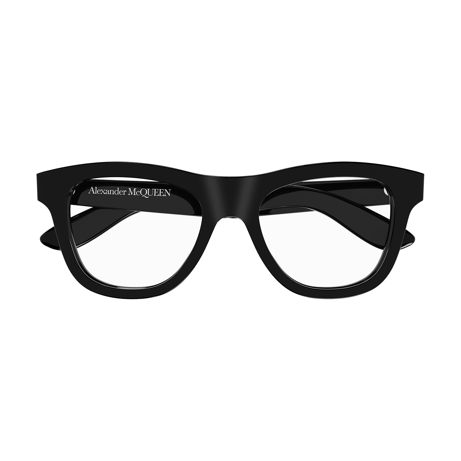 AM0421O Black recycled acetate Optical Frames - Shiny Solid Black