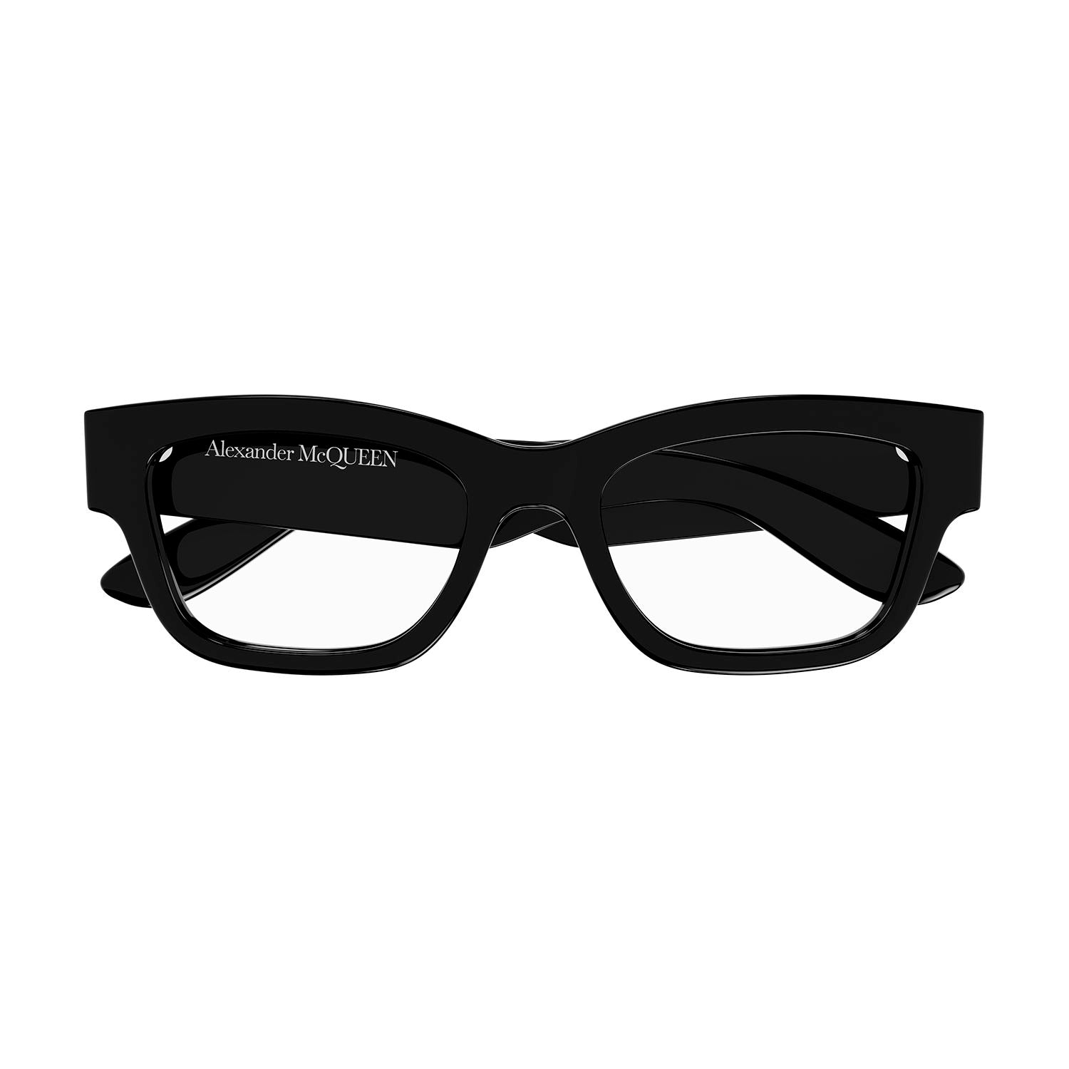 AM0422O Black recycled acetate Optical Frames - Shiny Solid Black