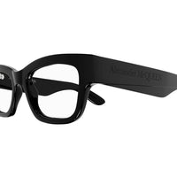 AM0422O Black recycled acetate Optical Frames - Shiny Solid Black
