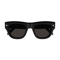 AM0425S Black studs & recycled acetate Sunglasses - Shiny Solid Black & Silver