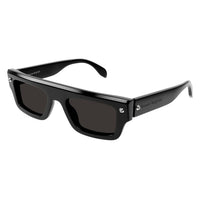 AM0427S Black studs & recycled acetate Sunglasses - Shiny Solid Black & Silver