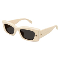 AM0426S Ivory recycled acetate & studs Sunglasses - Shiny Solid Ivory & Light Gold