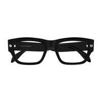 AM0428O Black studs & recycled acetate Optical Frames - Shiny Black