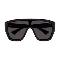 AM0430S Black recycled acetate Sunglasses - Shiny Solid Black