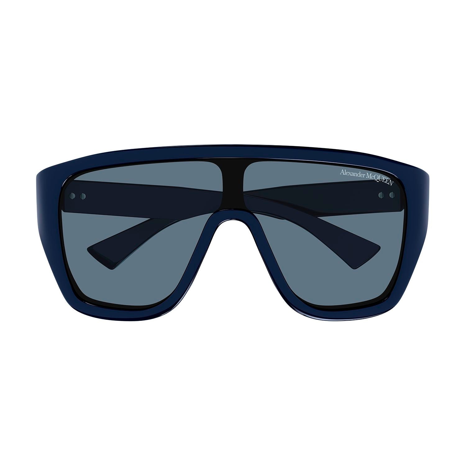 AM0430S Blue recycled acetate Sunglasses - Shiny Solid Blue