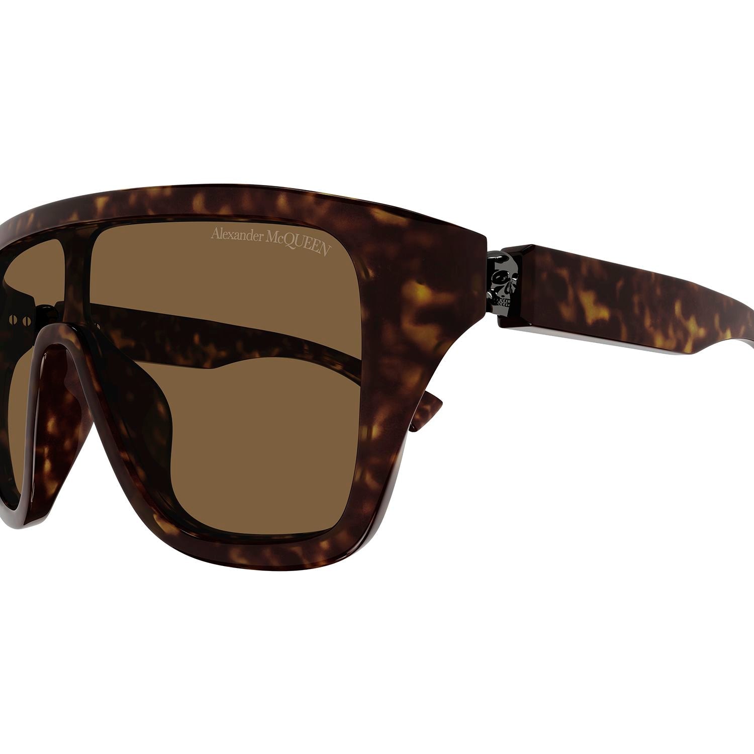 AM0430S Havana recycled acetate Sunglasses - Shiny Dark Havana