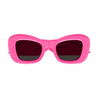 AM0434S Pink recycled acetate Sunglasses - Shiny Solid Fluo Pink