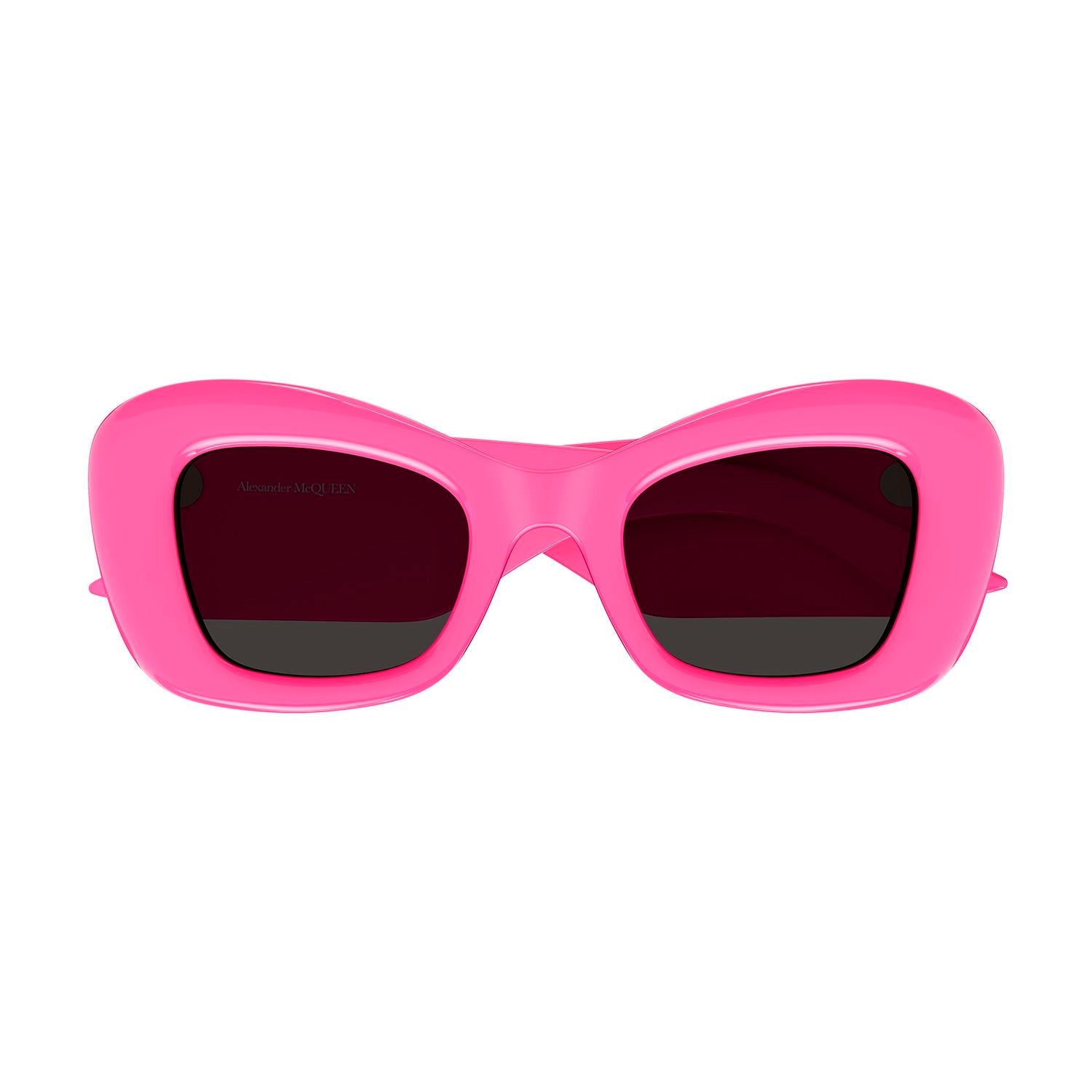 AM0434S Pink recycled acetate Sunglasses - Shiny Solid Fluo Pink