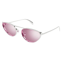AM0424S Silver metal Sunglasses - Shiny Silver