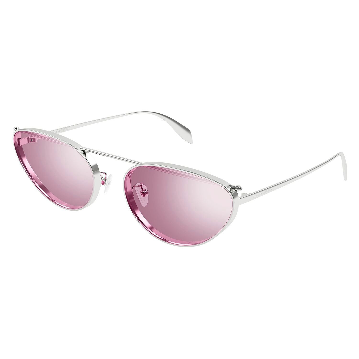AM0424S Silver metal Sunglasses - Shiny Silver
