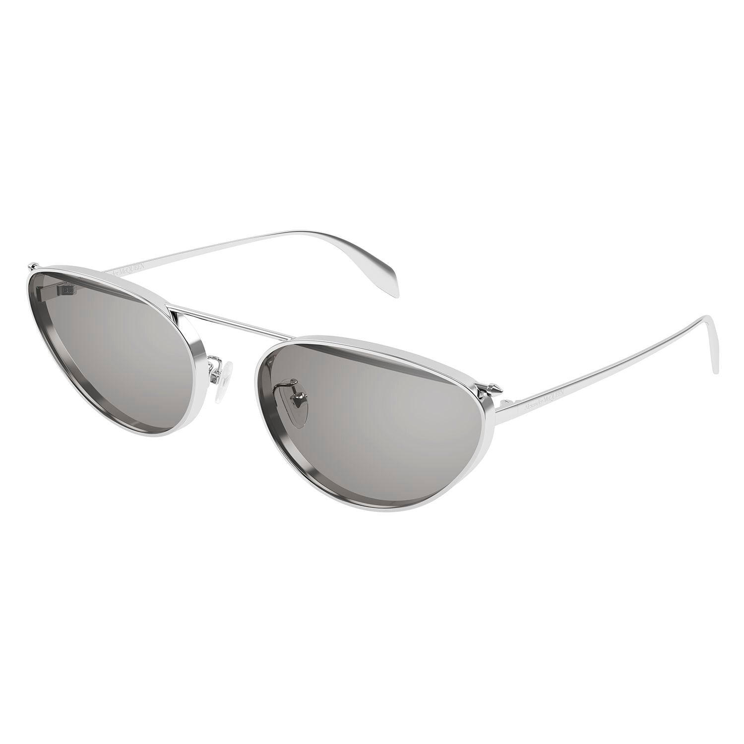 AM0424S Silver metal Sunglasses - Shiny Silver