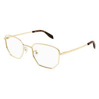 AM0438O Gold metal Optical Frames - Shiny Light Gold