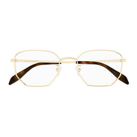 AM0438O Gold metal Optical Frames - Shiny Light Gold