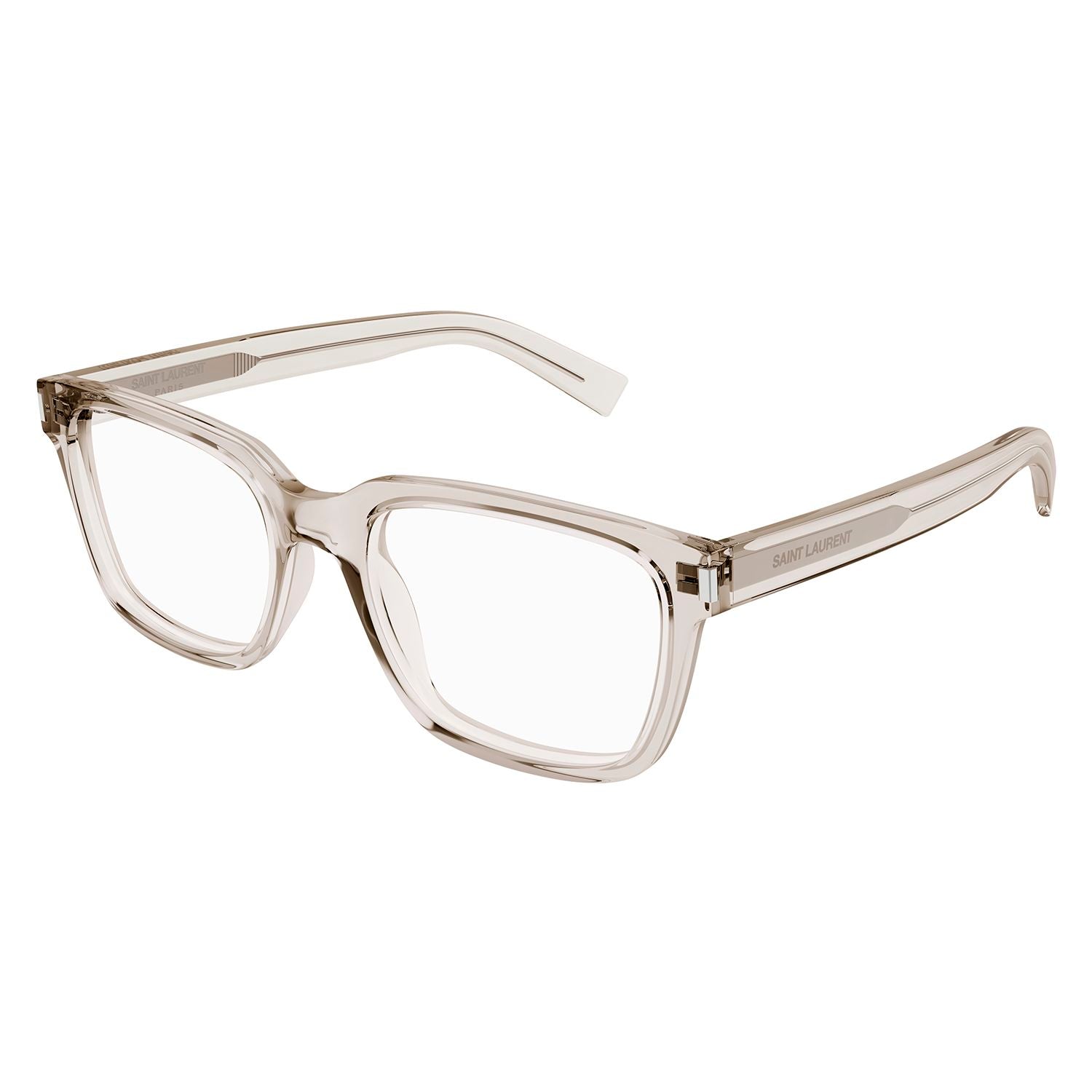 SL 621 Beige recycled acetate Optical Frames - Shiny Transparent Cream