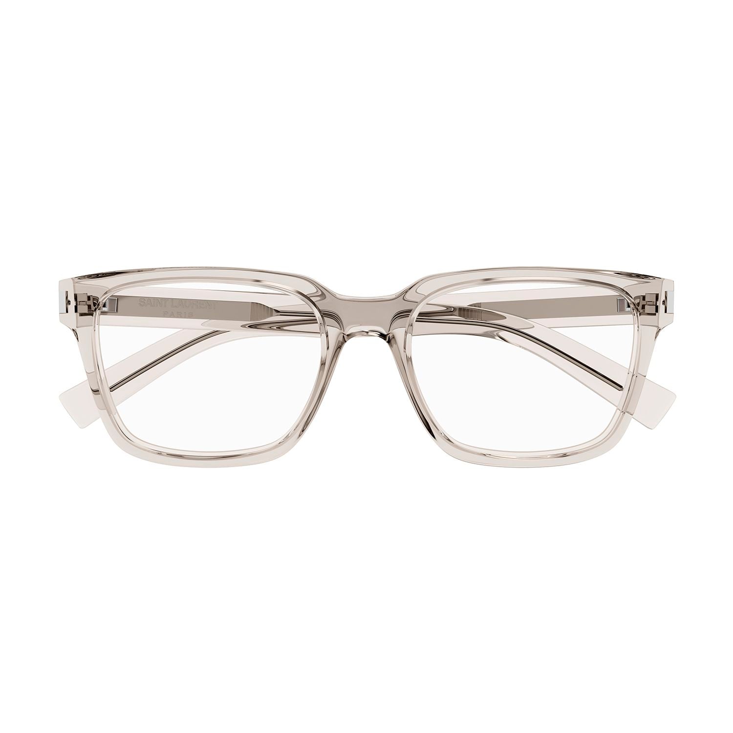 SL 621 Beige recycled acetate Optical Frames - Shiny Transparent Cream