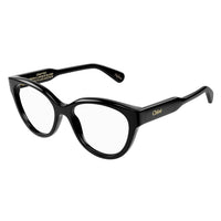 CH0193O Black recycled acetate Optical Frames - Shiny Solid Black