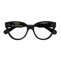 CH0193O Black recycled acetate Optical Frames - Shiny Solid Black