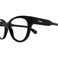 CH0193O Black recycled acetate Optical Frames - Shiny Solid Black