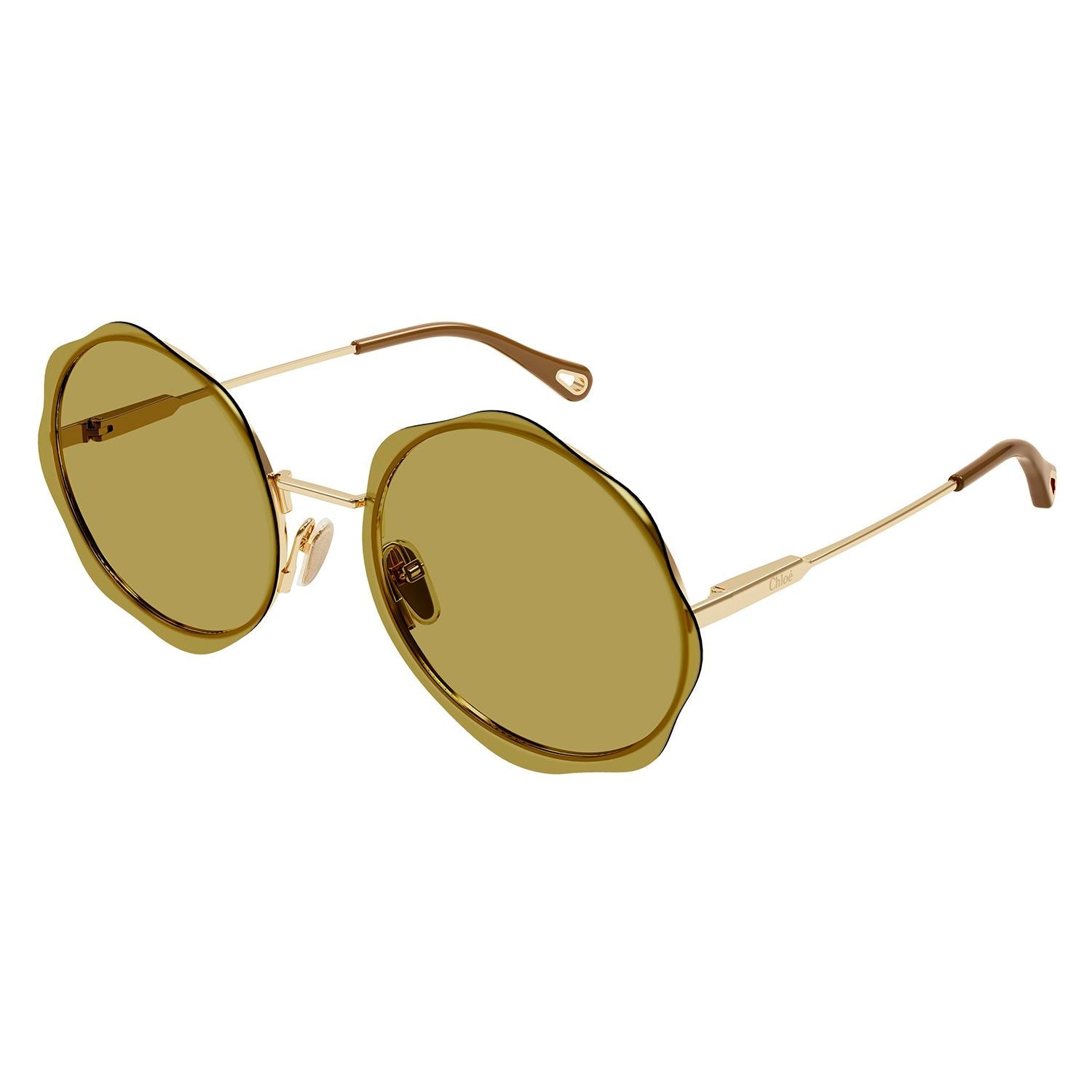 CH0202S Gold metal Sunglasses - Shiny Classic Gold
