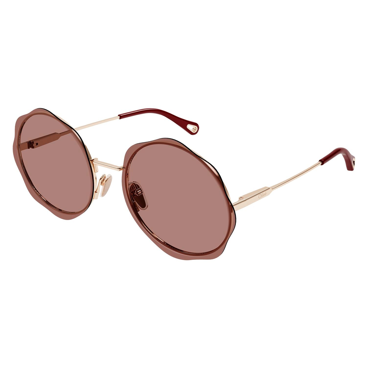 CH0202S Gold metal Sunglasses - Shiny Rose Gold