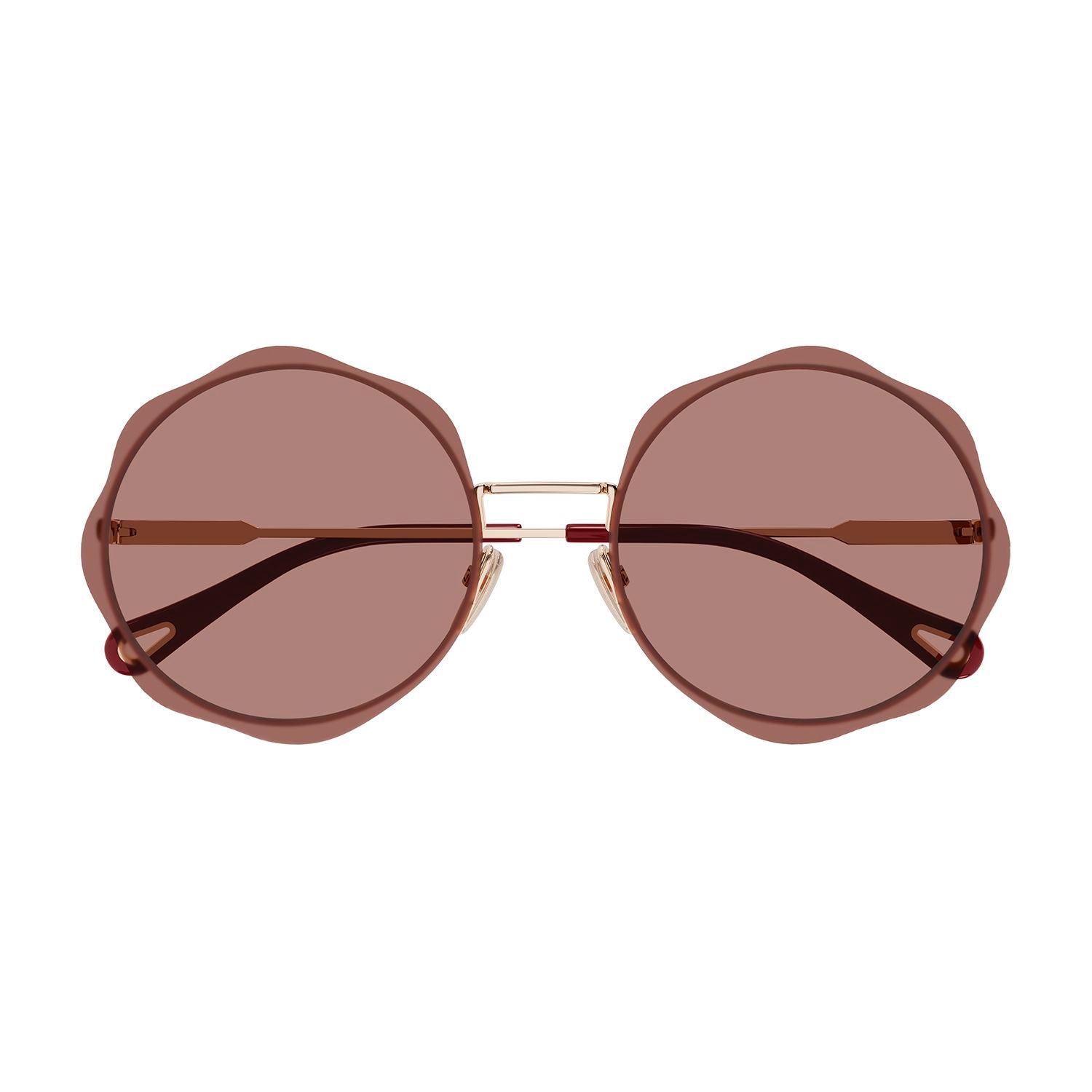 CH0202S Gold metal Sunglasses - Shiny Rose Gold