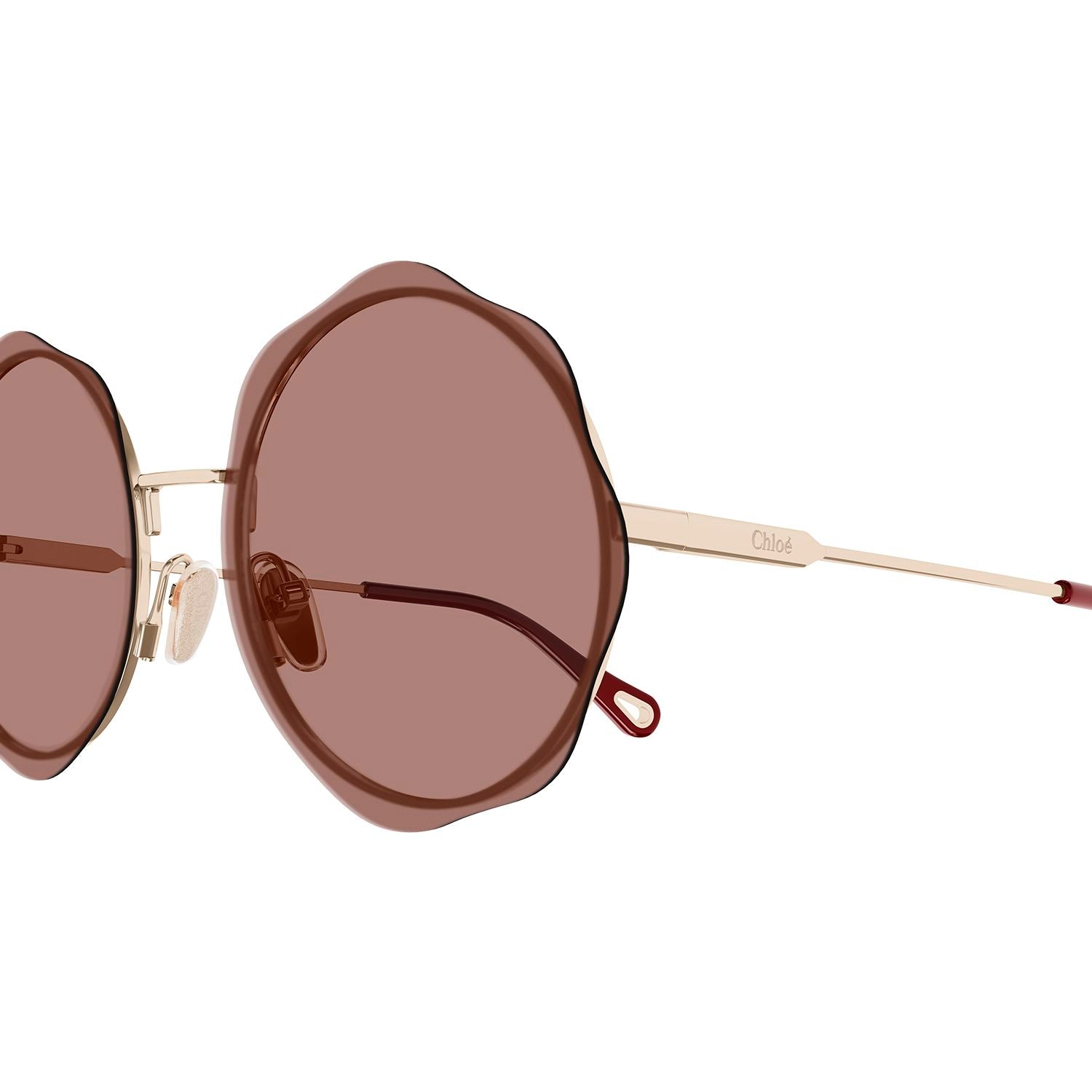CH0202S Gold metal Sunglasses - Shiny Rose Gold