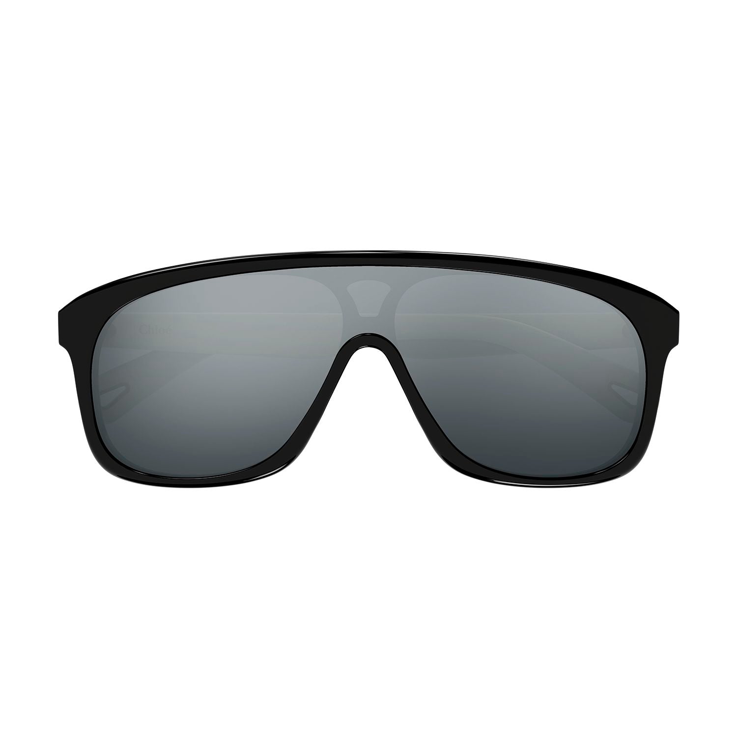 CH0212S Black recycled acetate Sunglasses - Shiny Black & Blue & Ivory