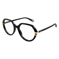 CH0206O Black recycled acetate Optical Frames - Shiny Solid Black