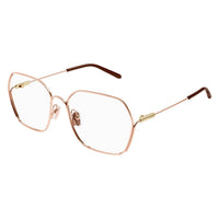 CH0208O Gold metal Optical Frames - Shiny Red Gold