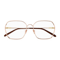 CH0208O Gold metal Optical Frames - Shiny Red Gold