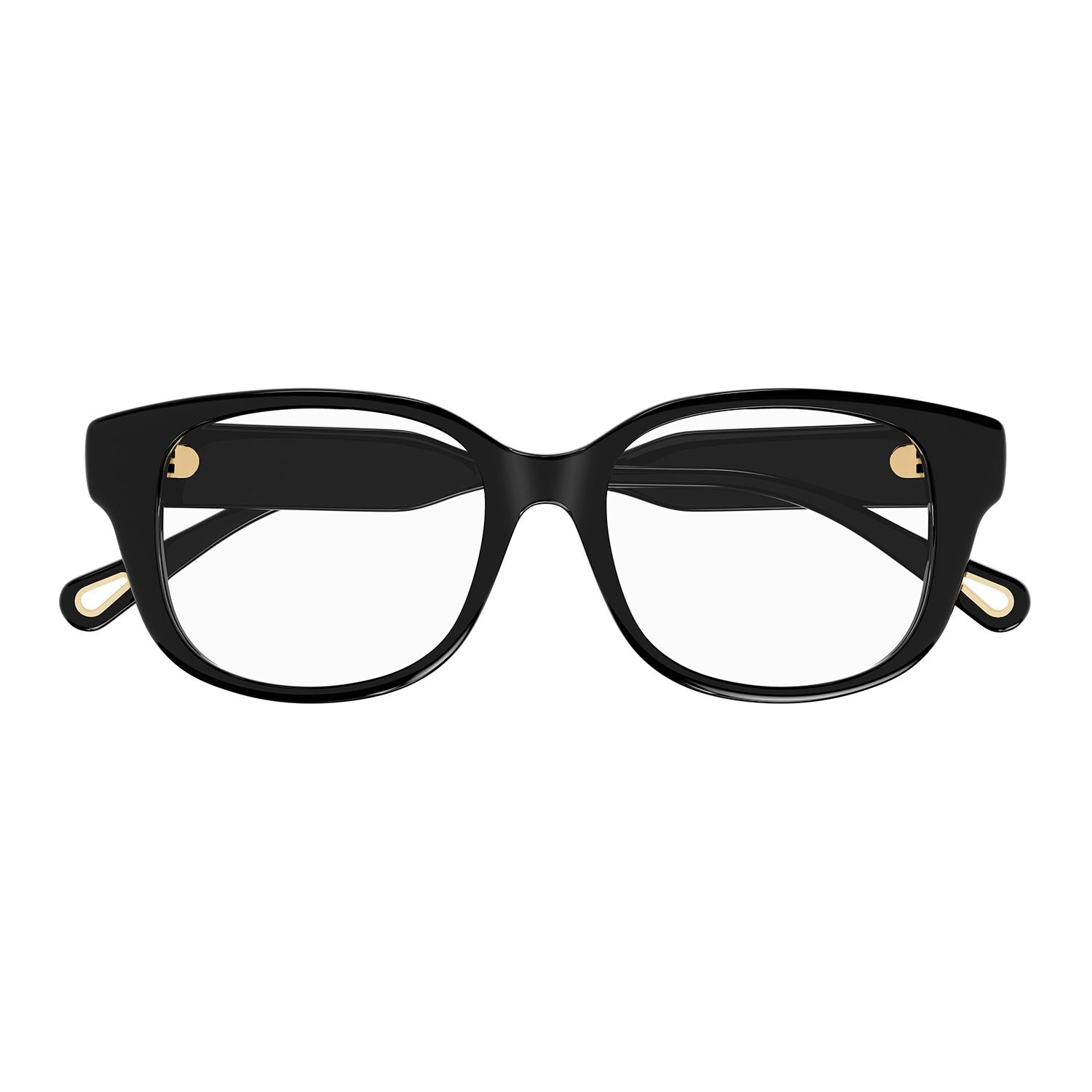 CH0198O Black recycled acetate Optical Frames - Shiny Solid Black