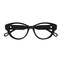 CH0199O Black recycled acetate Optical Frames - Shiny Solid Black