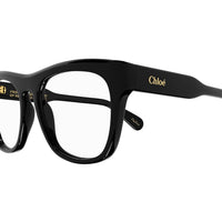 CH0191O Black recycled acetate Optical Frames - Shiny Solid Black