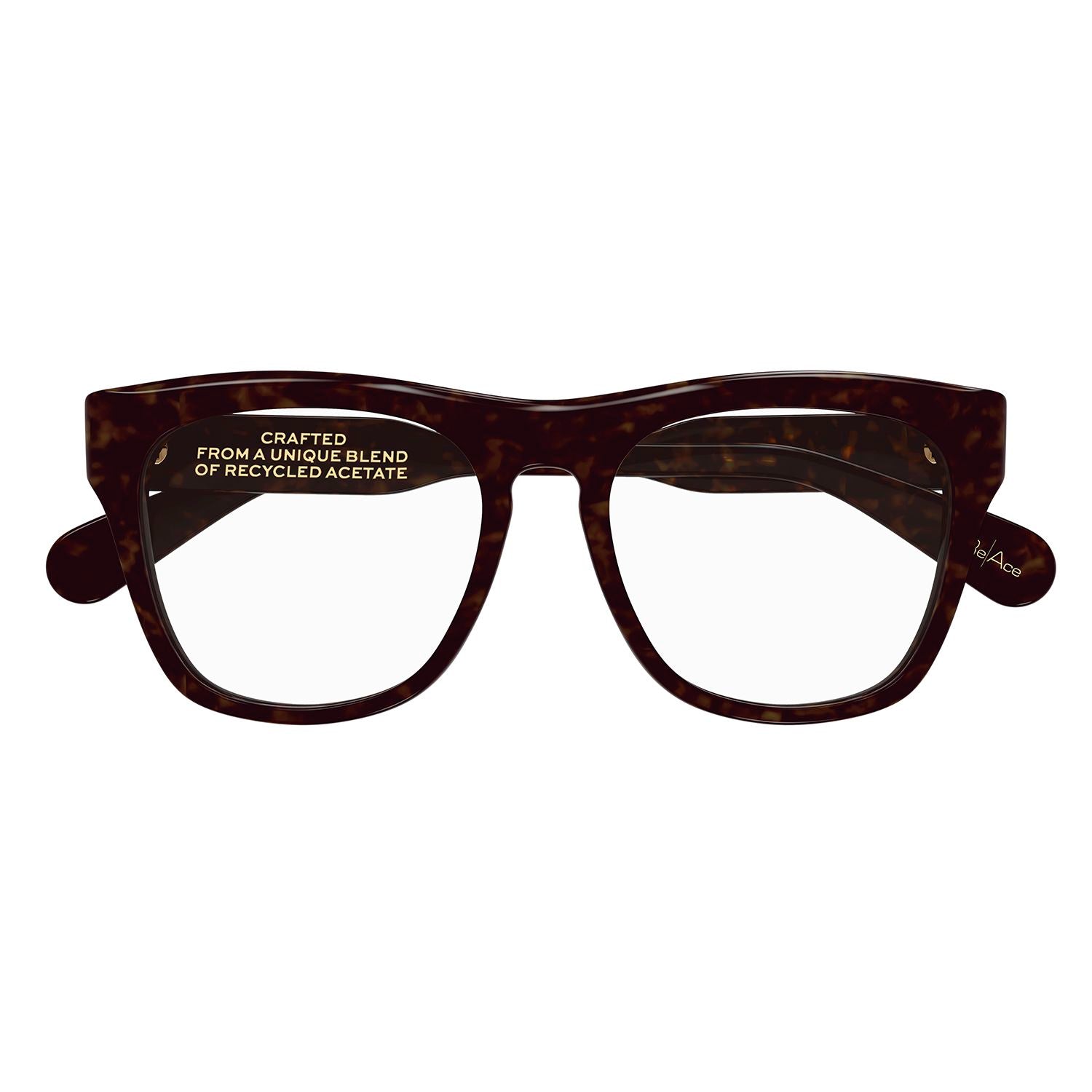 CH0191O Havana recycled acetate Optical Frames - Shiny Dark Havana